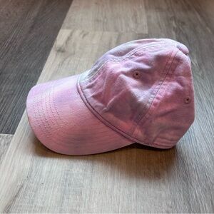 Kids Pink Tie-Dye Baseball Cap